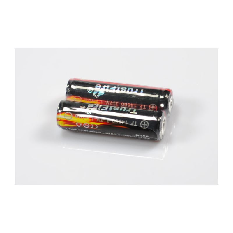 Trustfire geschützt 3.7V 900mAh Wiederaufladbare Li-Ion 14500 Batterie (1 Paar)