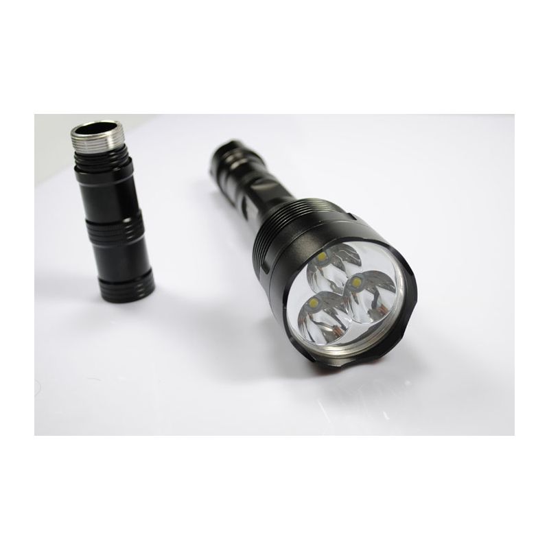 TrustFire TR-3T6 3 * (T6) 3800 Lumen 5 Modi LED-Taschenlampe Fackel