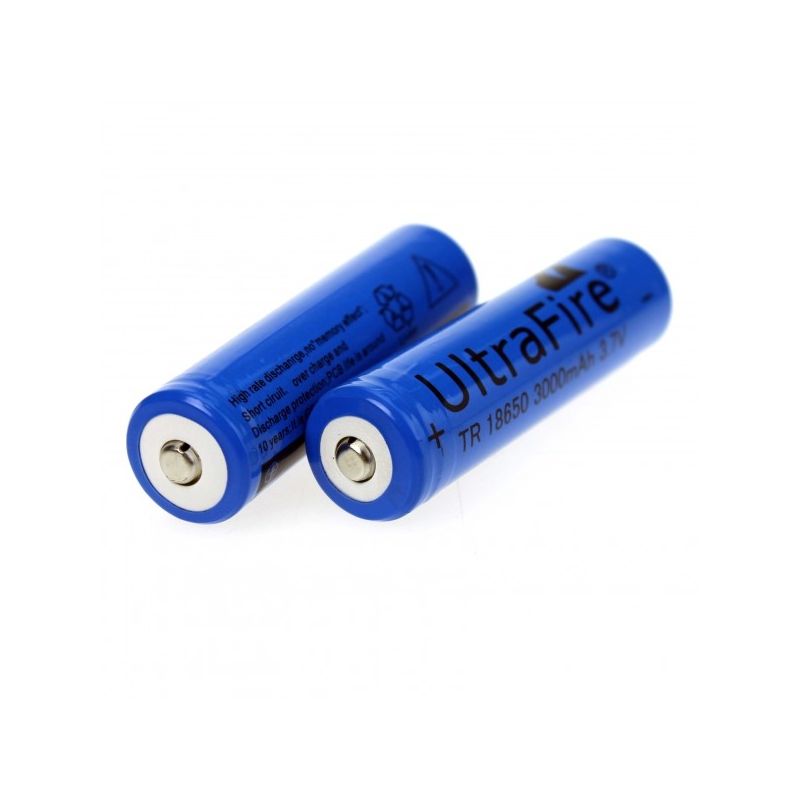 Ultrafire TR 3000MAH 3.7V 18650 Li-Ion-Wiederaufladbare Batterie (1 Paar)
