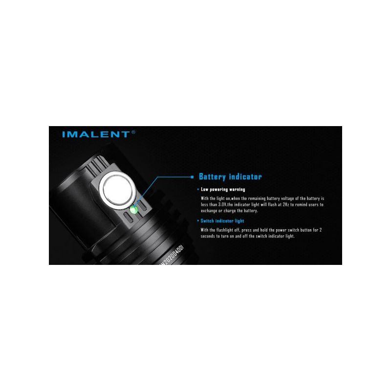 Imalent MS03 XHP70 2ND LED 13000 LUMENS 324 Meter 21700 Batterie EDC Taschenlampe