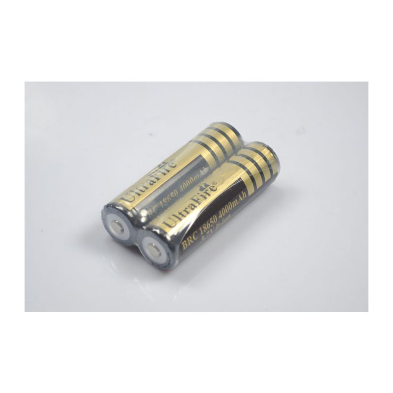 Ultrafire BRC 4000mAh 3.7V 18650 Li-Ion-Wiederaufladbare Batterie (1 Paar)