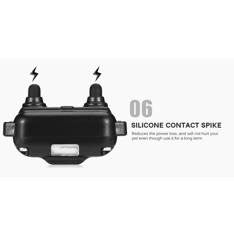 800m Electric Hunde-Trainingskragen PET-Fernbedienung wasserdicht wiederaufladbar mit LCD-Display für alle Größe Barke-Stop-Halsbänder