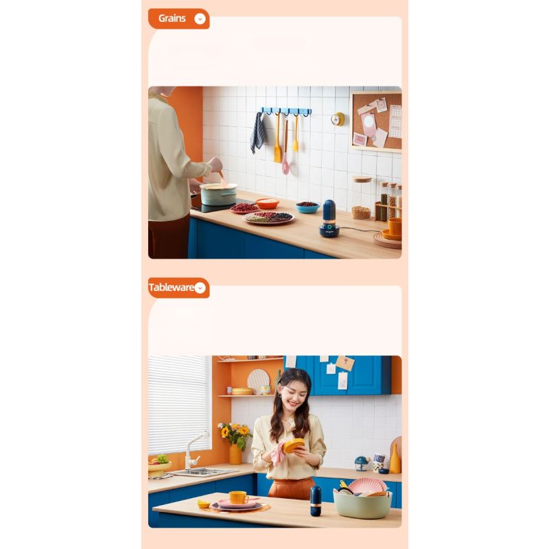 Donlim Desinfektionsmittel Gemüse Spülmaschine Waschkapseln Gemüsewaschmaschinen Ozonisator Obstreiniger Lebensmitteldesinfektion Reiniger