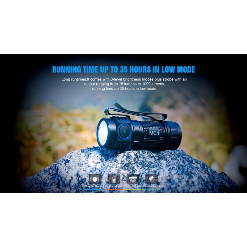 TrustFire MC1 Baton XP-L Hallo 1000 Lumen Led Compact Mini EDC Taschenlampe Keychain Fackel