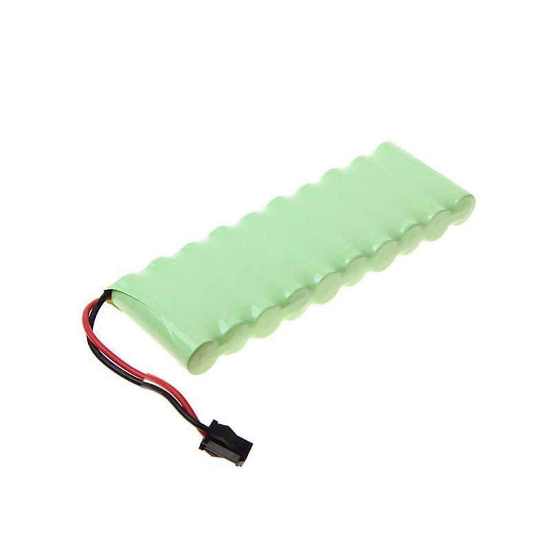 12V AA 1800mAh Ni-MH Akku mit großem SM-Stecker