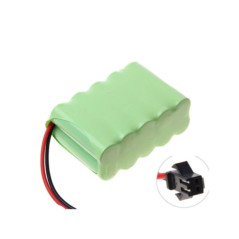 12V AA 1800mAh Ni-MH Akku mit SM-Stecker