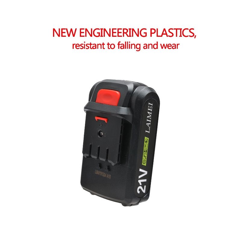  21V Lithium-Batterie-Li-Ion-Batterie-Stromwerkzeuge Wiederaufladbare Bohrer für schnurlosen Schraubendreher-Batterie Elektrische Bohrer