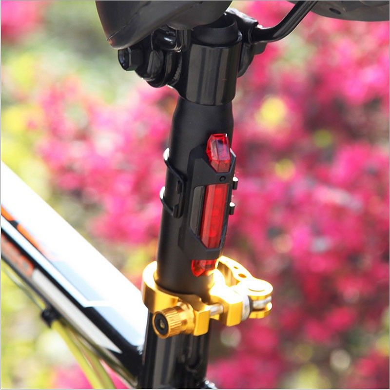 Tragbare USB-Wiederaufladbare Fahrradschwanz-Hecksicherheits-Warnlicht-Taillight