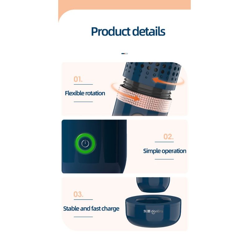 Donlim Desinfektionsmittel Gemüse Spülmaschine Waschkapseln Gemüsewaschmaschinen Ozonisator Obstreiniger Lebensmitteldesinfektion Reiniger