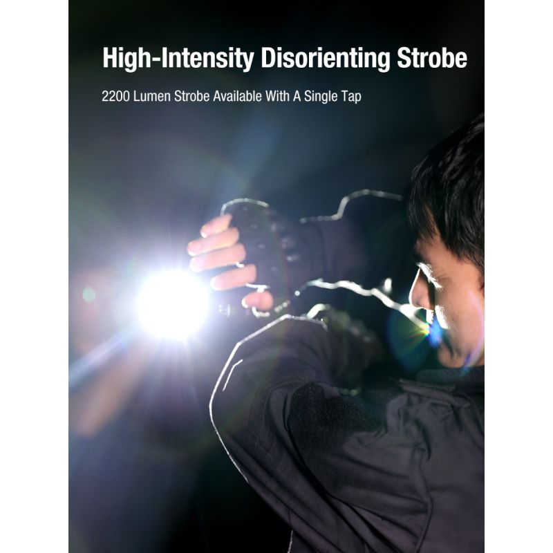 Klarus X1 Ultra-thin EDC Tactical Flashlight Luminus SST-70 LED 4200LM Outdoor Emergency Torch Light