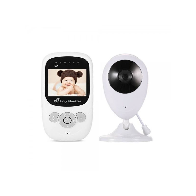 SP880 Wireless-Video-Farbbaby-Monitor mit 2.4inches LCD-2-Wege-Audiokalkt-Nachtsichtüberwachungs-Überwachungs-Sicherheitskamera Babysitter