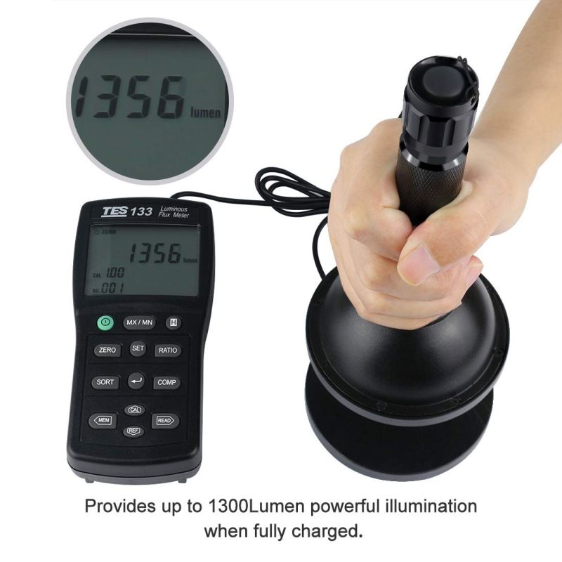 Ultrafire WF-501B U2 1300 LUMEN 5-MODUS-LED-Taschenlampe