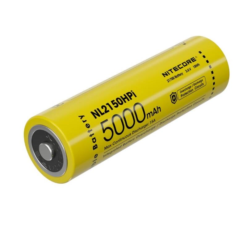 NITECORE NL2150HPI 5000MAH 3.6V 18WH 21700 Li-Ion-Akku