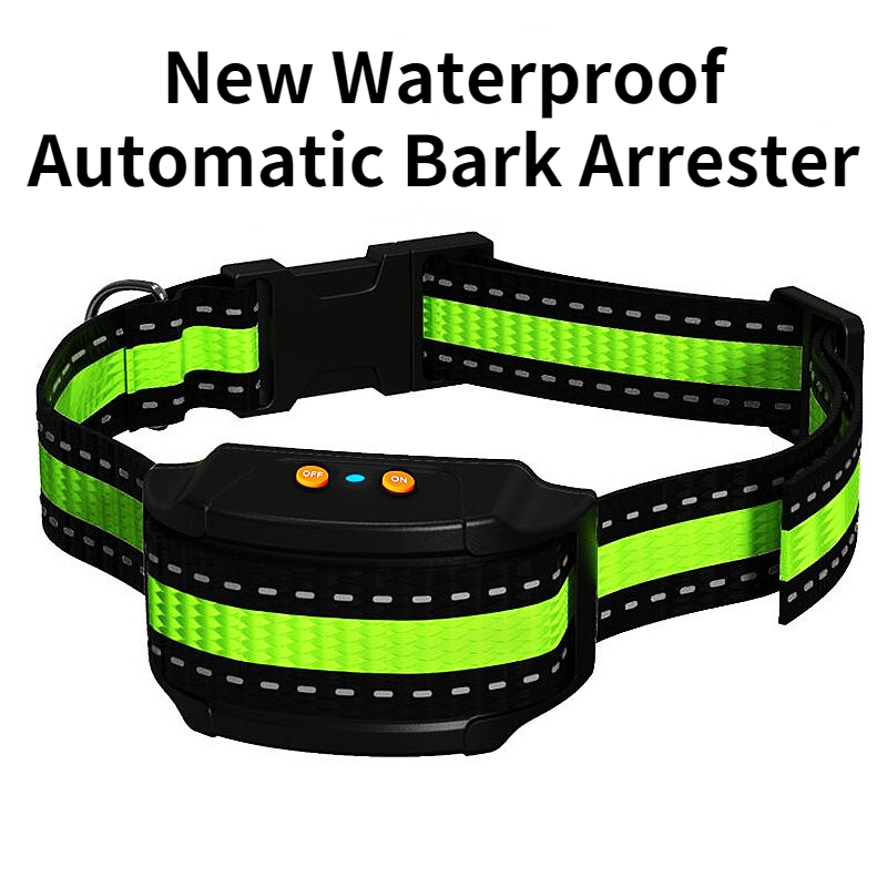 Intelligentes Anti-Bell-Gerät für Haustierhunde USB Elektrisches Ultraschall-Hundetrainingshalsband Hund stoppt Bellen Vibrations-Antibellhalsband