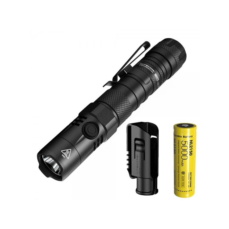 Nitecore MH12 V2 XP-L2 V6 LED 1200 Lumen 21700 Batterie-Taschenlampe