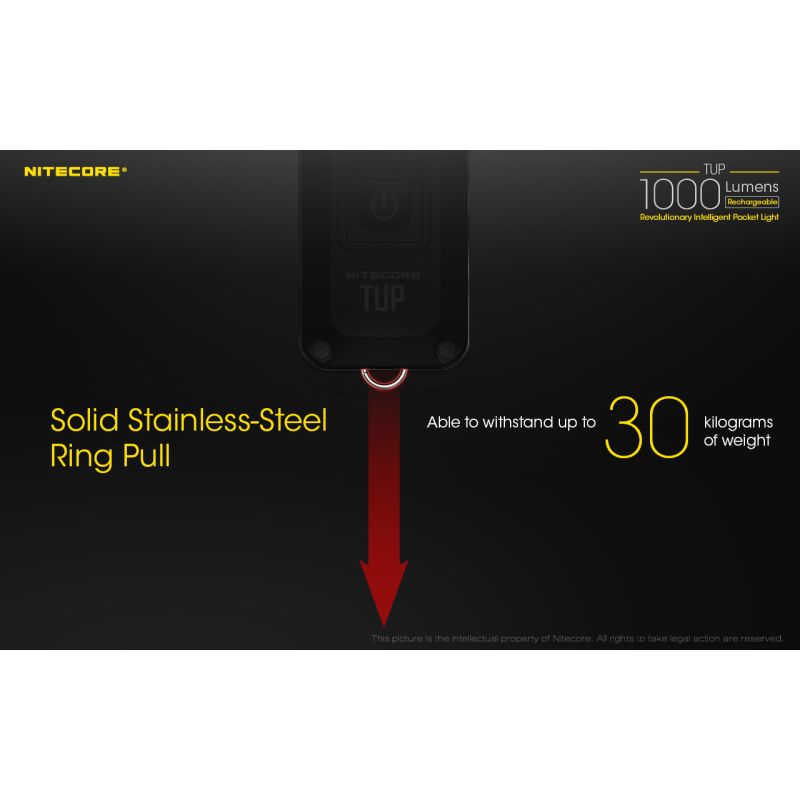 NITECORE TUP XP-L HD V6 LED 1000 Lumen USB Wiederaufladbare Mini-Taschenlampe