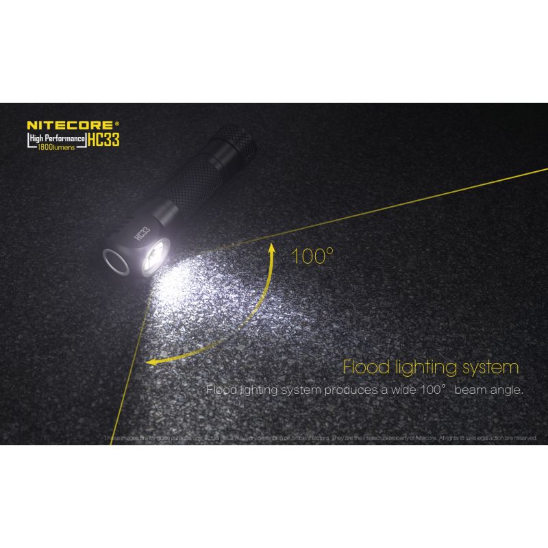 NITECORE HC33 XHP35 1800 LUMENLING LUMVERLING