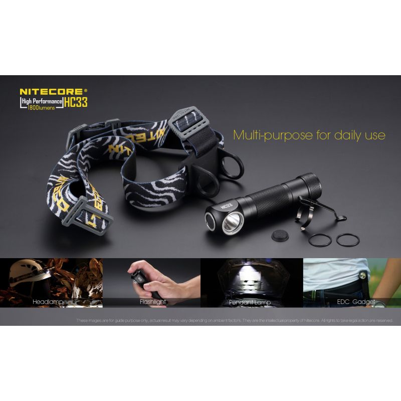 NITECORE HC33 XHP35 1800 LUMENLING LUMVERLING