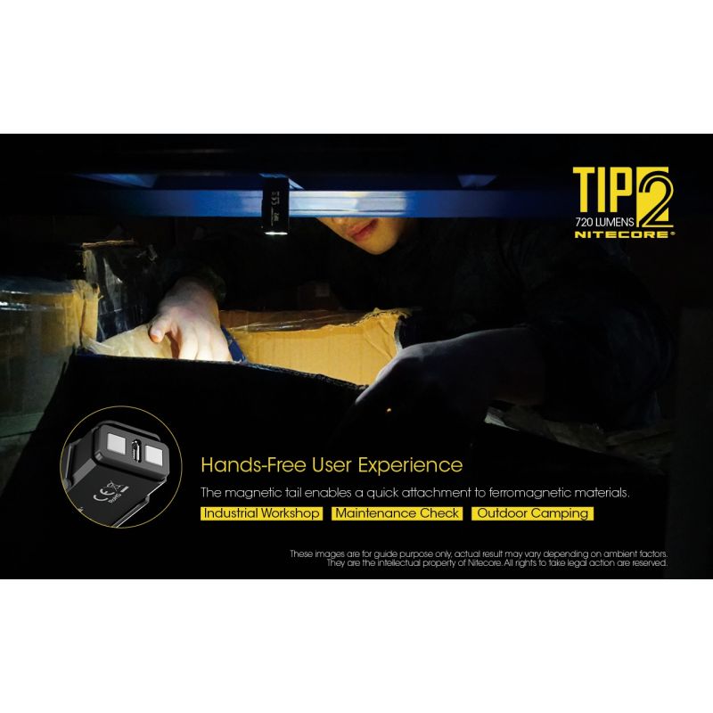 NITECORE TIPP2 XP-G3 S3 LED 720 Lumen USB Wiederaufladbare Schlüsselanhänger Tastenlampe