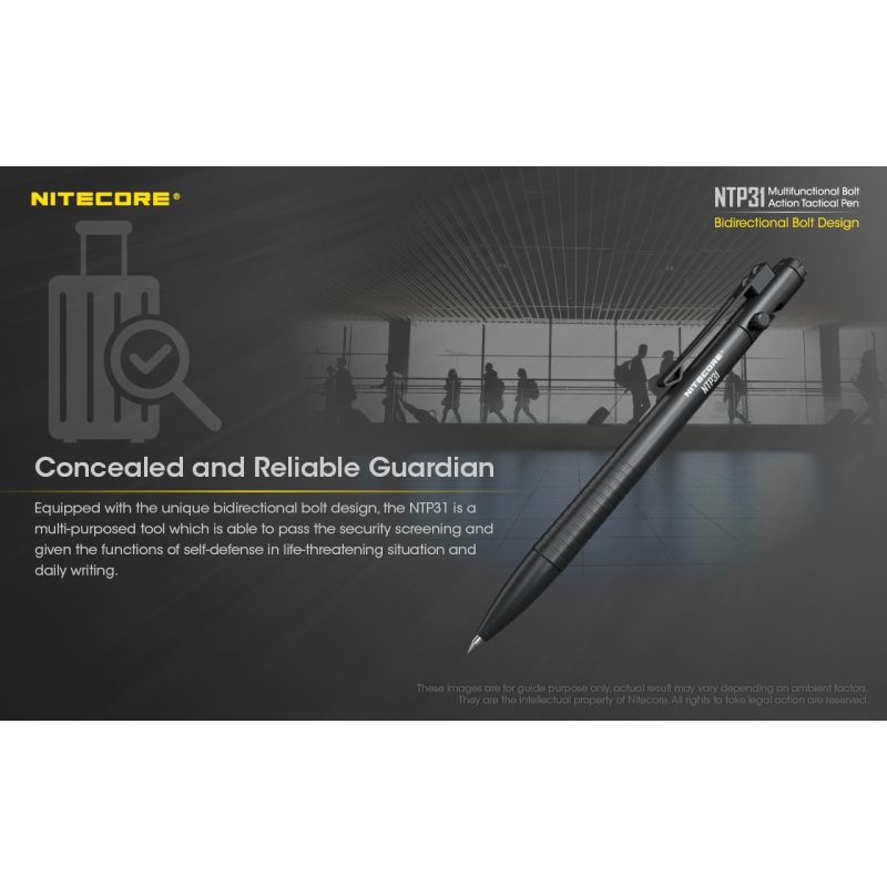 Nitecore NTP31 Multifunktionale Bolzenaktion TAC-Stift