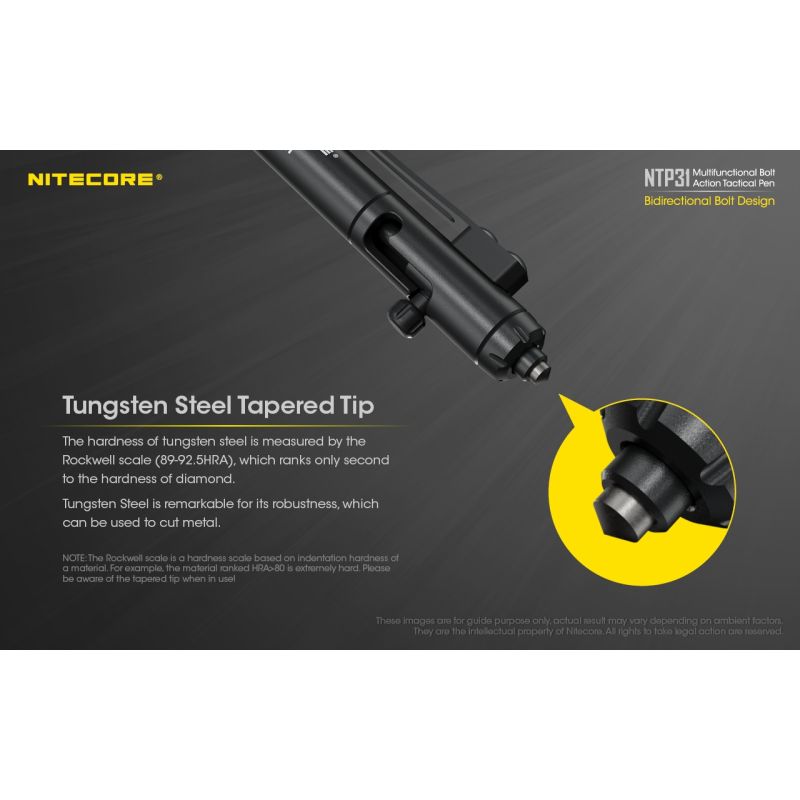 Nitecore NTP31 Multifunktionale Bolzenaktion TAC-Stift