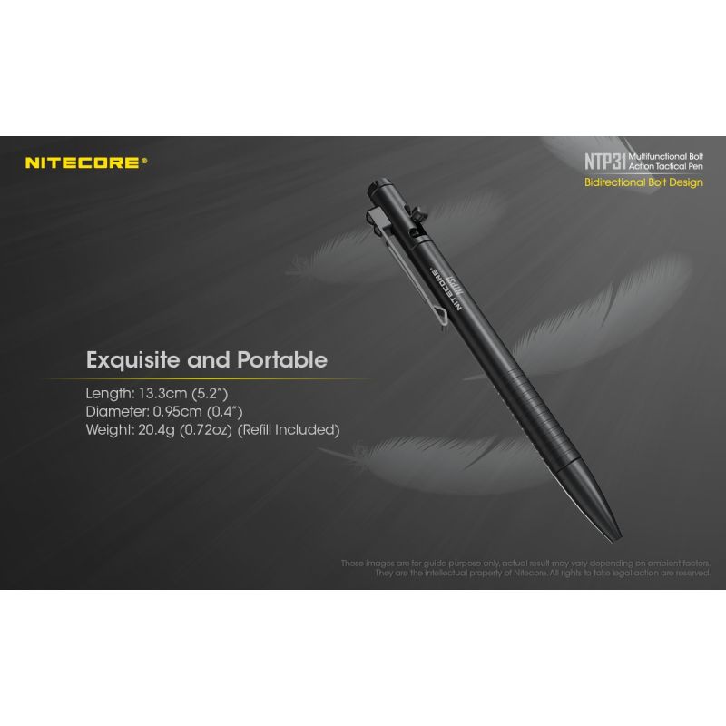 Nitecore NTP31 Multifunktionale Bolzenaktion TAC-Stift