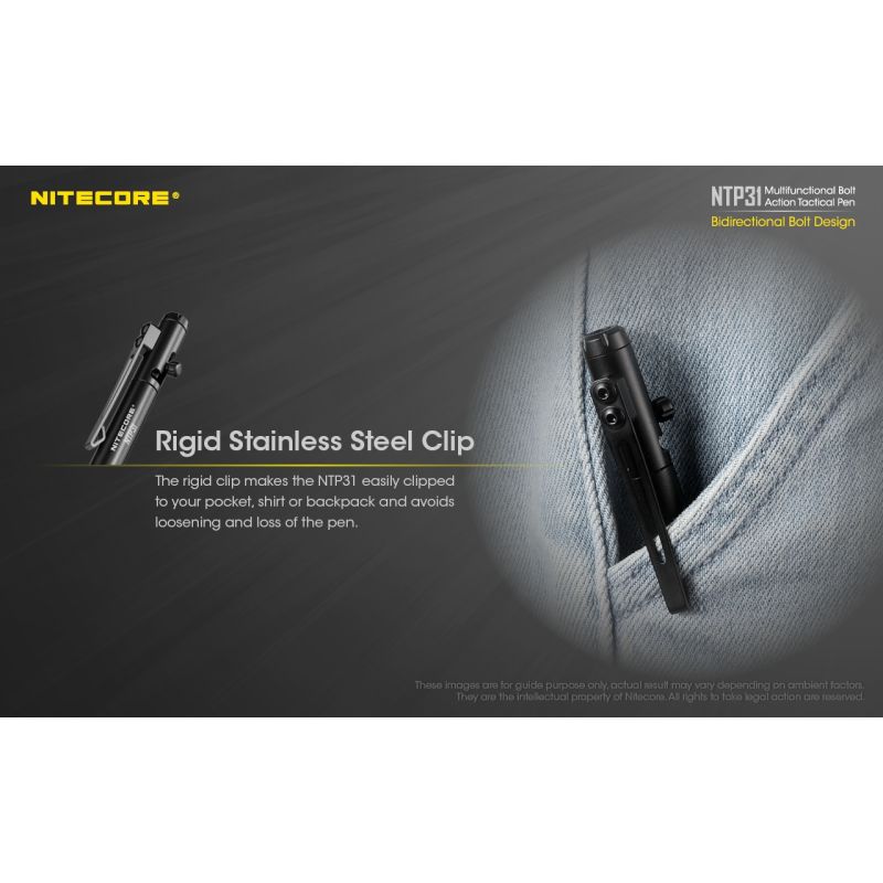 Nitecore NTP31 Multifunktionale Bolzenaktion TAC-Stift