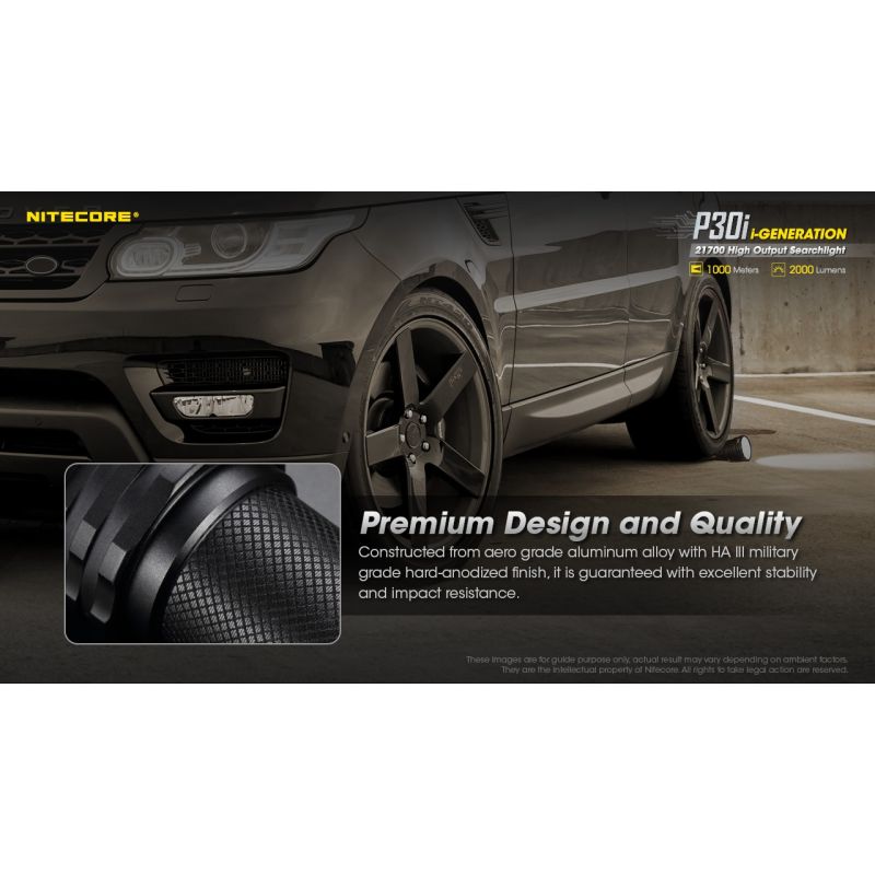 Nitecore P30i XHP35 HI LED 2000 Lumen 1000 Meter LED-Taschenlampe