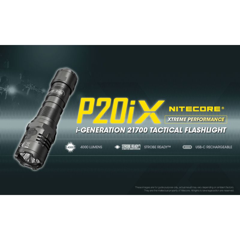 NITECORE P20IX 4 x XP-L2 V6 LED 4000 Lumen Taschenlampe