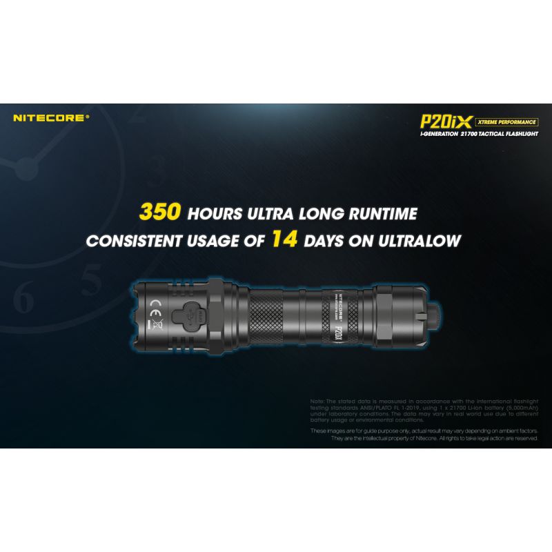 NITECORE P20IX 4 x XP-L2 V6 LED 4000 Lumen Taschenlampe