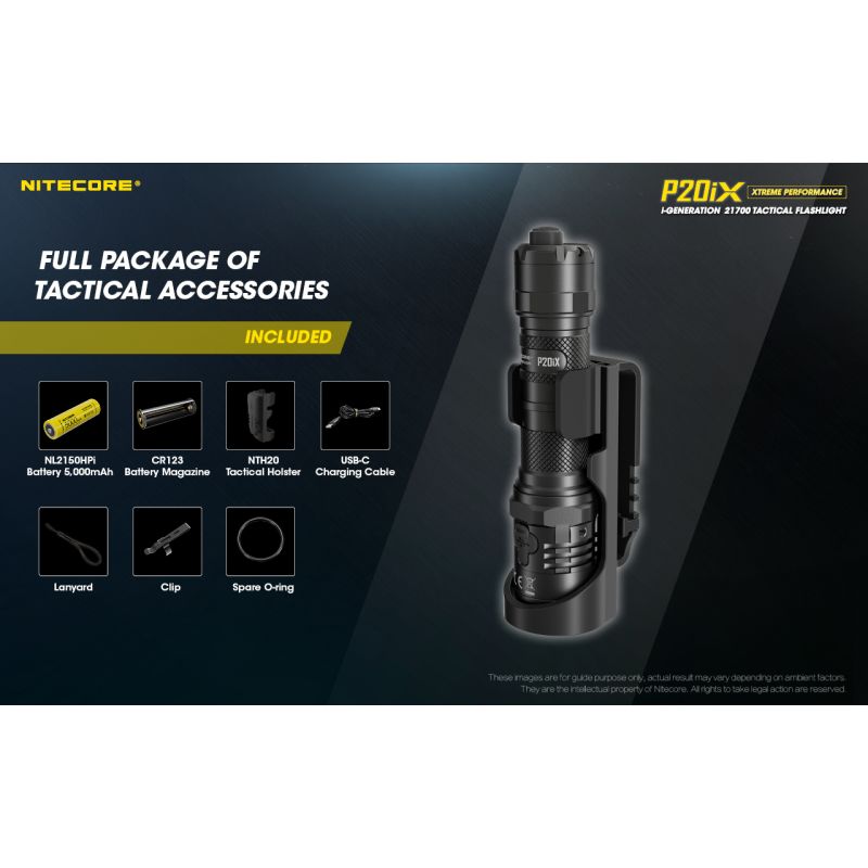 NITECORE P20IX 4 x XP-L2 V6 LED 4000 Lumen Taschenlampe