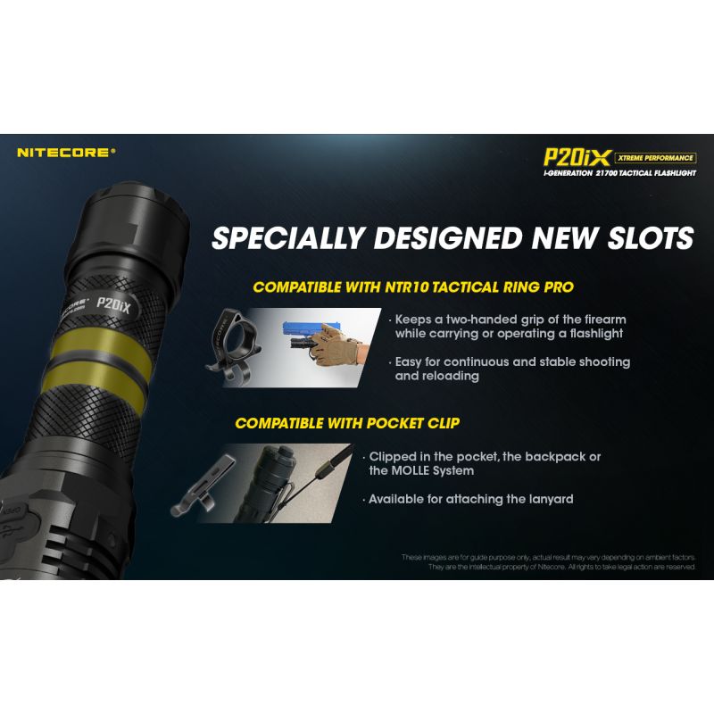 NITECORE P20IX 4 x XP-L2 V6 LED 4000 Lumen Taschenlampe