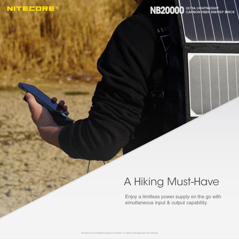 Nitecore NB20000 QC Dual Port USB/USB-C 20000mAh Powerbank