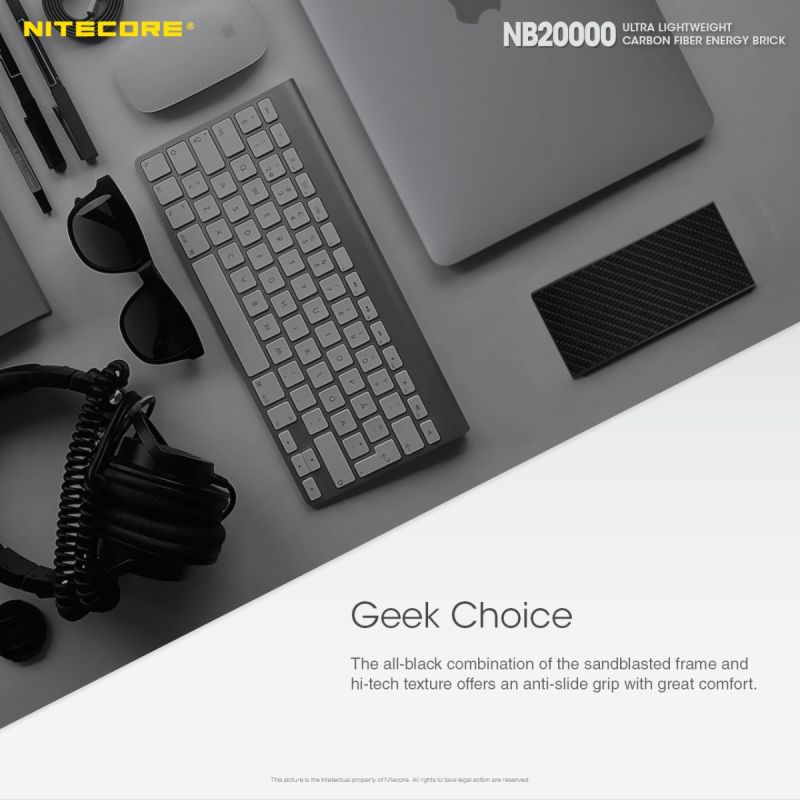 Nitecore NB20000 QC Dual Port USB/USB-C 20000mAh Powerbank