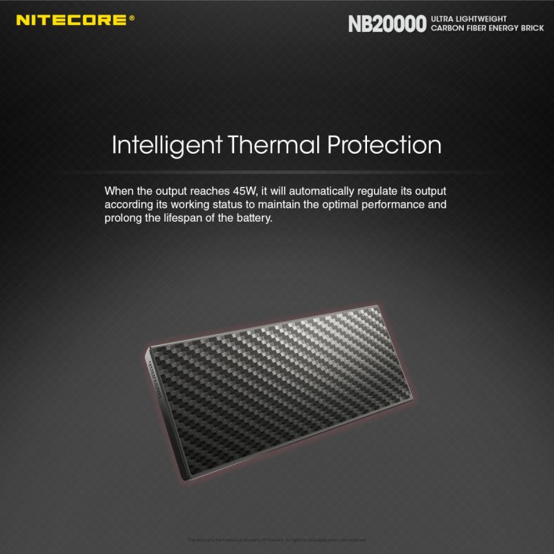 Nitecore NB20000 QC Dual Port USB/USB-C 20000mAh Powerbank