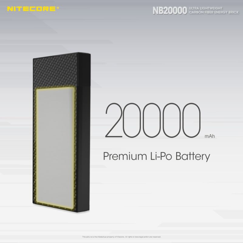 Nitecore NB20000 QC Dual Port USB/USB-C 20000mAh Powerbank