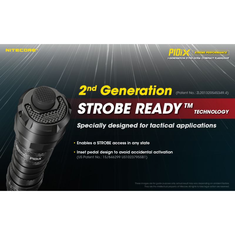 Nitecore P10iX 4 x XP-L2 V6 LED 4000 Lumen Taschenlampe