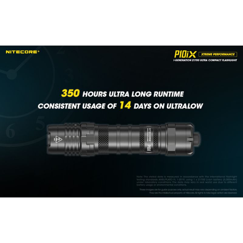 Nitecore P10iX 4 x XP-L2 V6 LED 4000 Lumen Taschenlampe