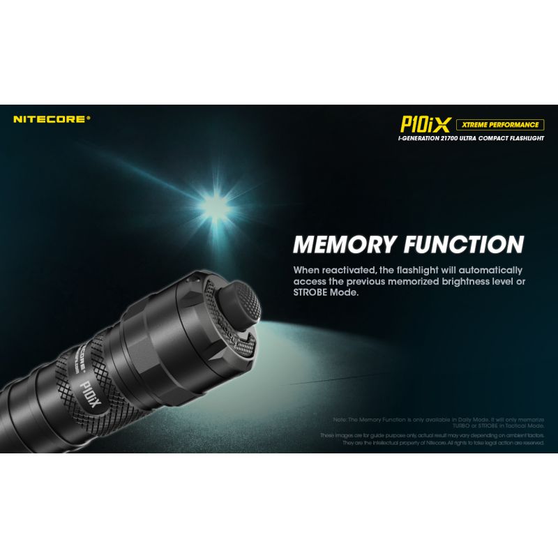 Nitecore P10iX 4 x XP-L2 V6 LED 4000 Lumen Taschenlampe
