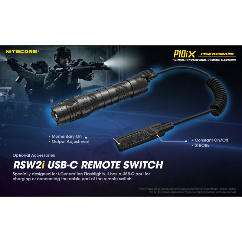 Nitecore P10iX 4 x XP-L2 V6 LED 4000 Lumen Taschenlampe