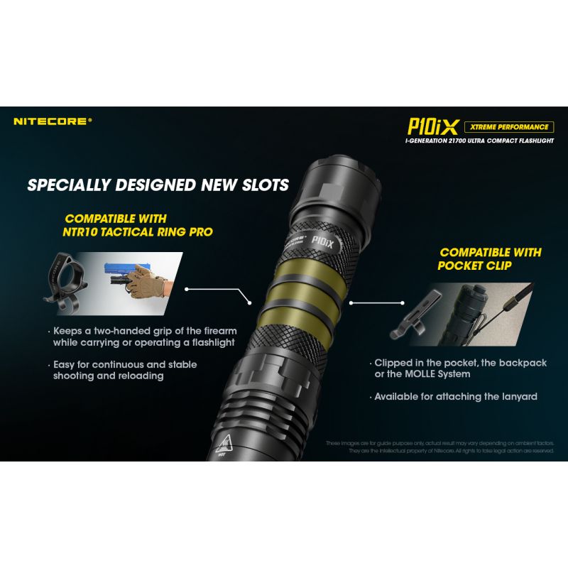 Nitecore P10iX 4 x XP-L2 V6 LED 4000 Lumen Taschenlampe