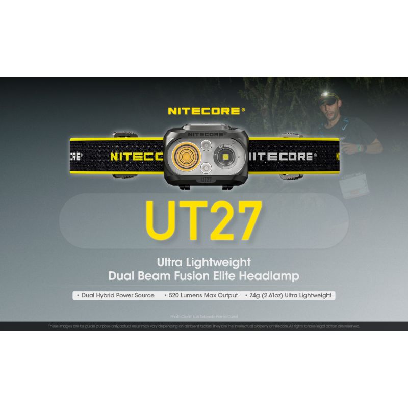 Nitecore UT27 2 x XP-G3 S3 LED 520 Lumen Scheinwerfer