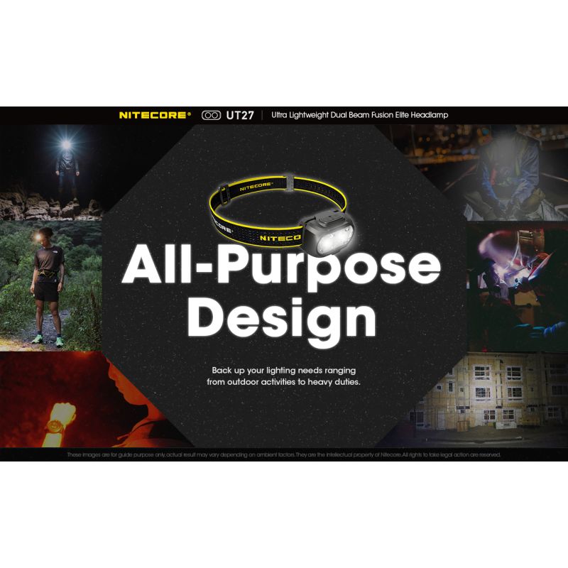 Nitecore UT27 2 x XP-G3 S3 LED 520 Lumen Scheinwerfer