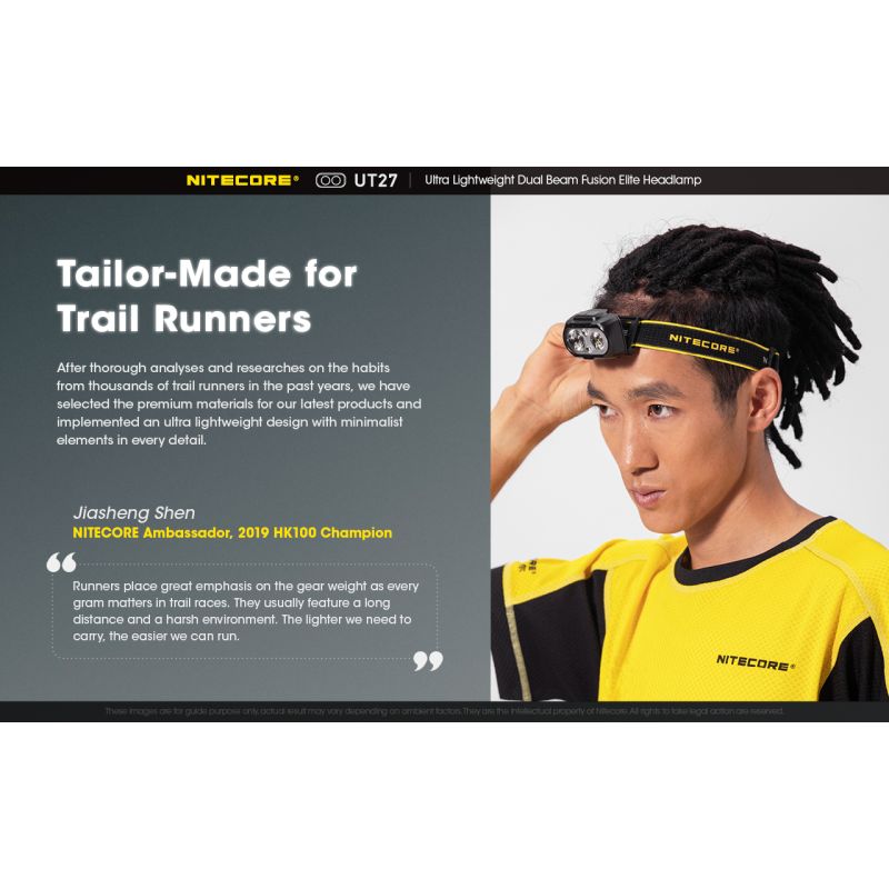 Nitecore UT27 2 x XP-G3 S3 LED 520 Lumen Scheinwerfer