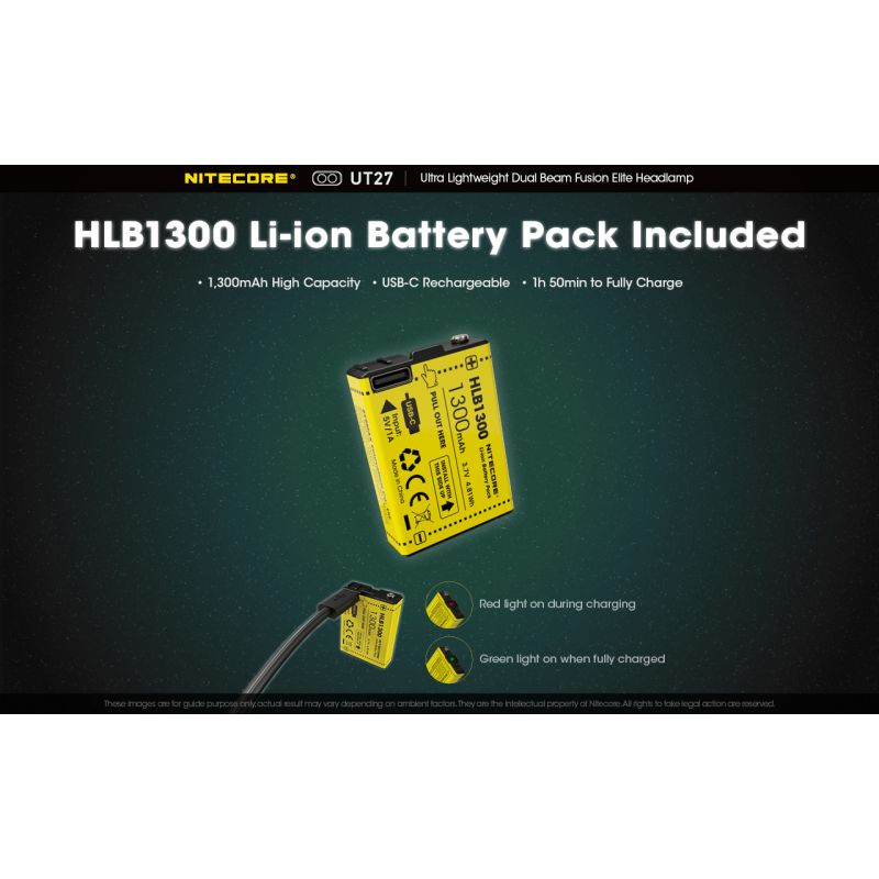 Nitecore UT27 2 x XP-G3 S3 LED 520 Lumen Scheinwerfer