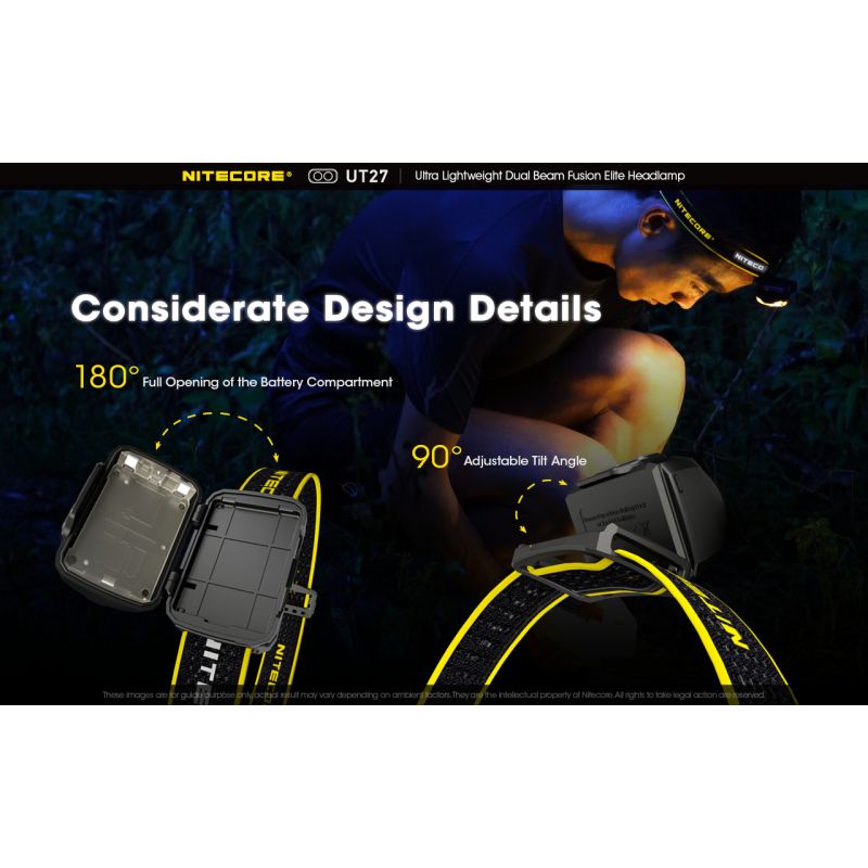 Nitecore UT27 2 x XP-G3 S3 LED 520 Lumen Scheinwerfer