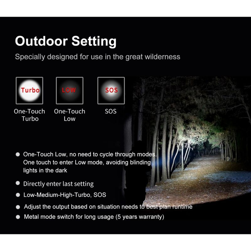 Klarus XT11GT PRO V2.0 Luminus SST-70 3300LM 410M USB-C schnell wiederaufladbare Taschenlampe