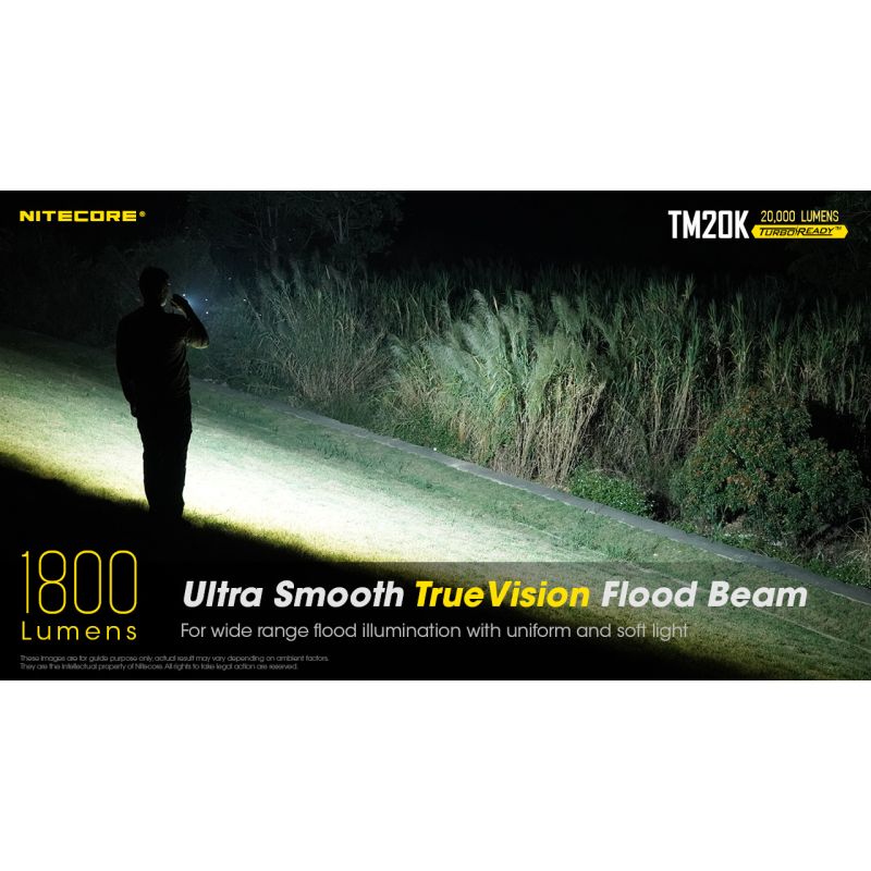 Nitecore TM20K 19 x XP-L2 LED 20000 Lumen USB-C wiederaufladbare LED-Taschenlampe