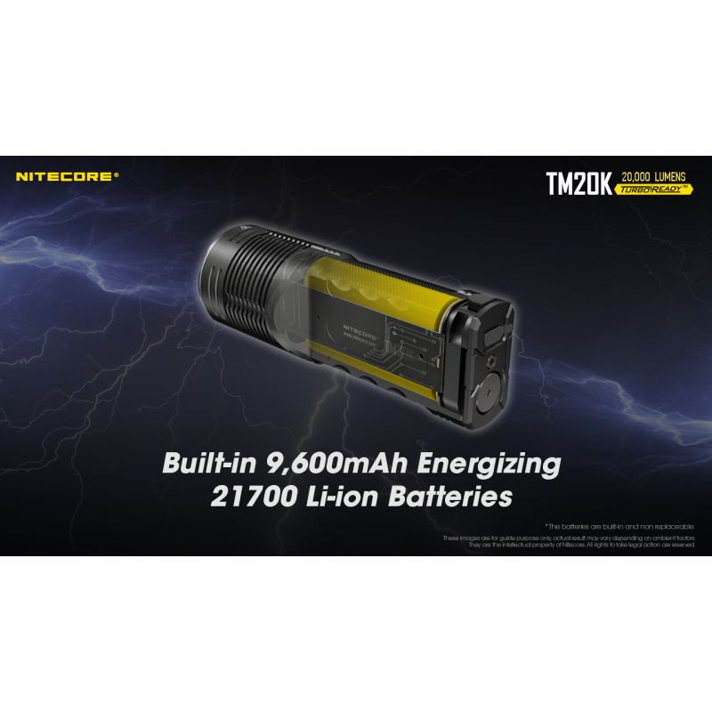 Nitecore TM20K 19 x XP-L2 LED 20000 Lumen USB-C wiederaufladbare LED-Taschenlampe