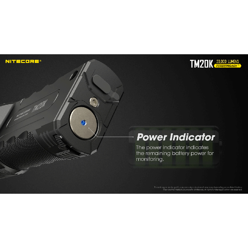 Nitecore TM20K 19 x XP-L2 LED 20000 Lumen USB-C wiederaufladbare LED-Taschenlampe